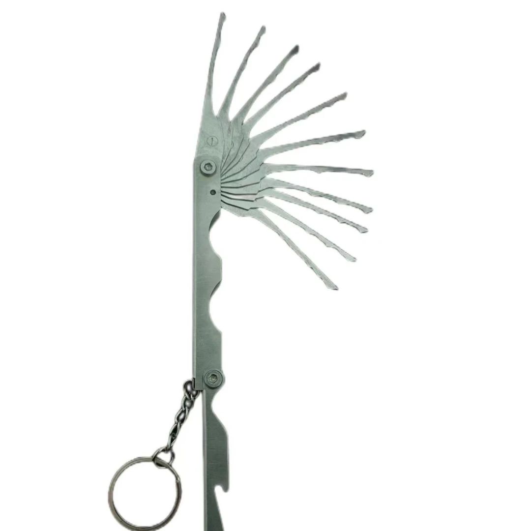 不锈钢折叠刷勾 锁匠用品可折叠 锁匠专用