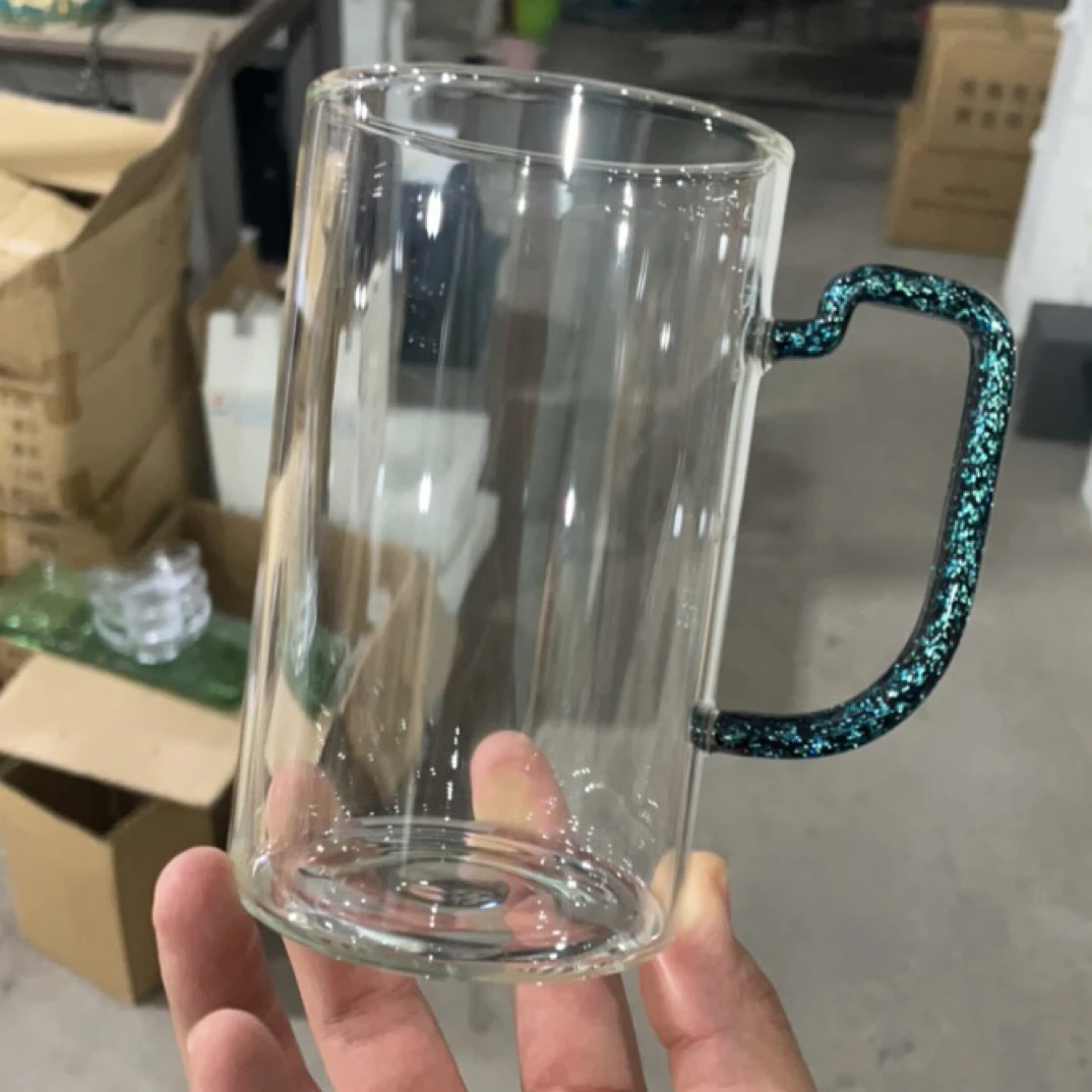 【小二坊】宝蓝金绿茶杯350ml