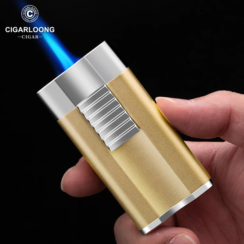CIGARLOONG茄龙雪茄打火机防风直冲磨砂便携单火点烟器CLB-23CN3