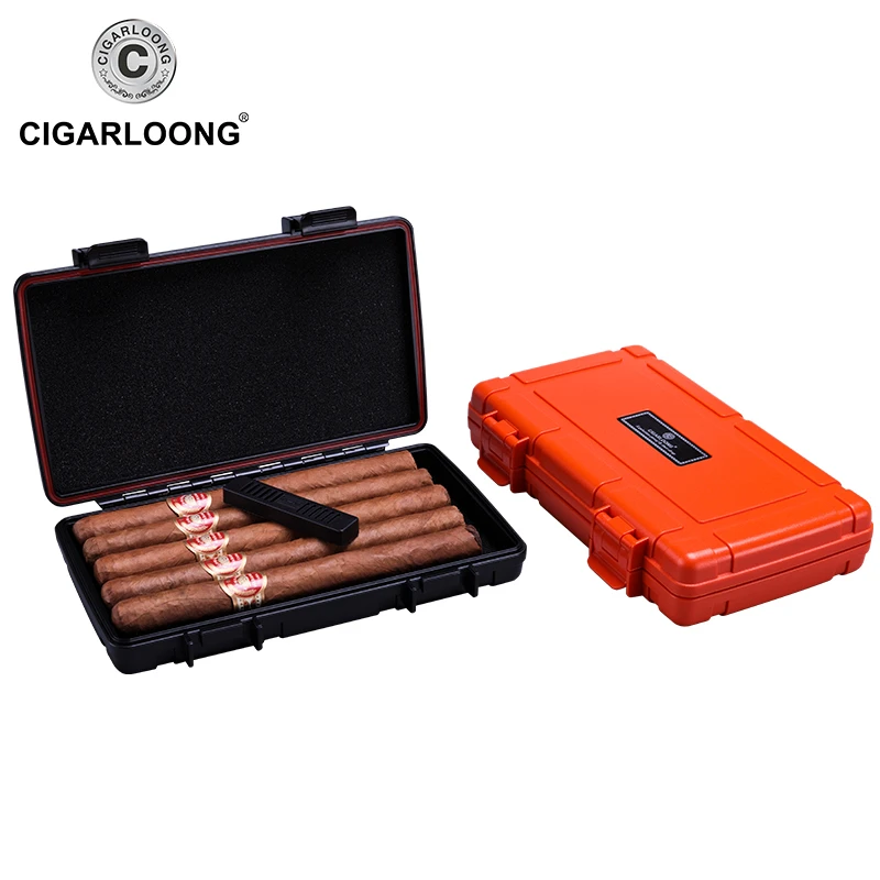 CIGARLOONG茄龙雪茄盒方便便携雪茄盒加湿旅行便携精品雪茄保湿盒