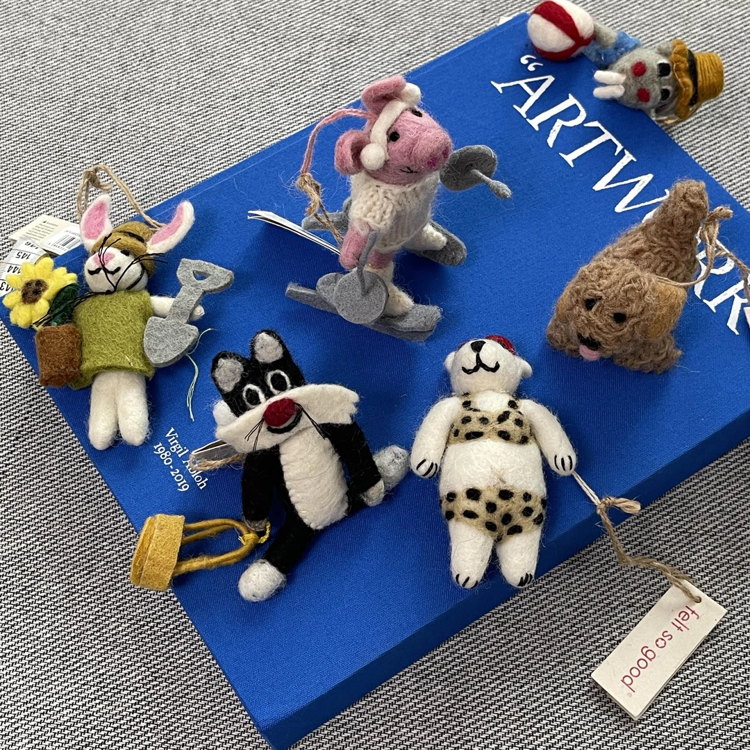 【LeeLee专属】 明星同款 Felt so good 新款羊毛毡尼泊尔手工挂件