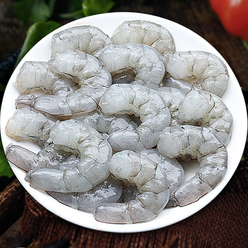 新鲜现剥大个虾仁5斤 海虾仁青虾仁码头产地速冻直发连云港冷链