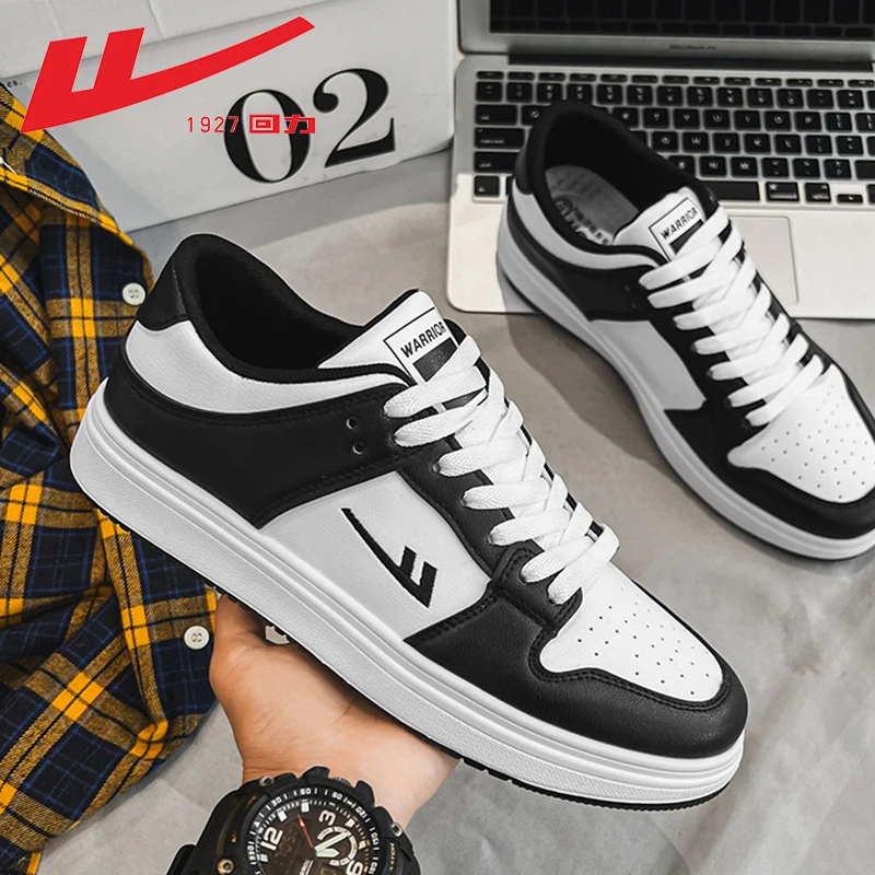 Warrior/回力秋季板鞋小白鞋经典款潮流百搭鞋ins风运动鞋情侣鞋