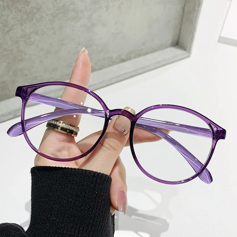 高清老花镜男女防蓝光女款平光超轻时尚显年轻看手机中老年眼镜