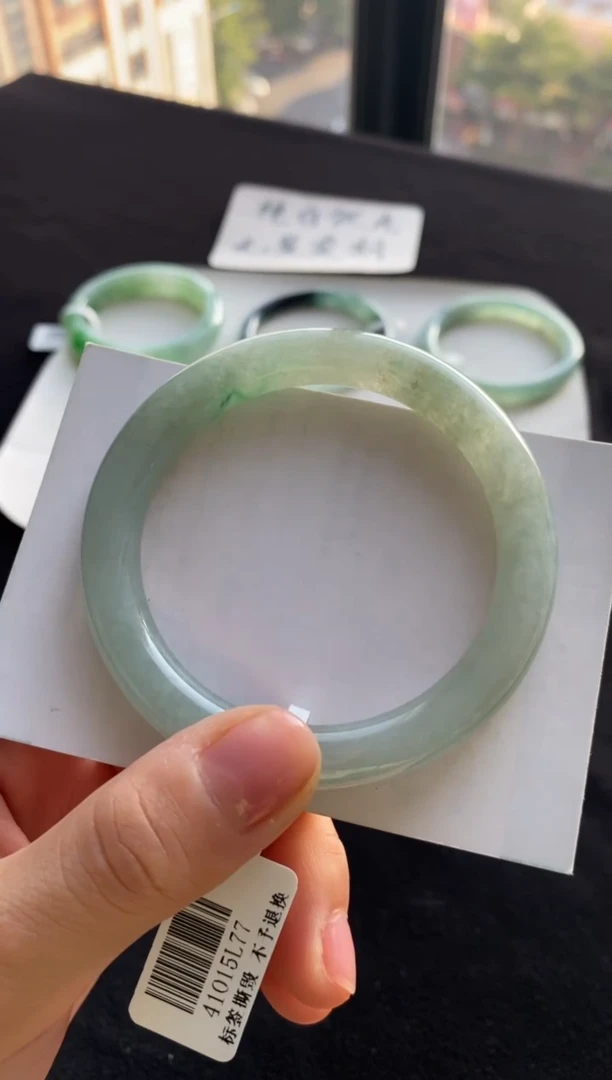 【闪购商品】翡翠手镯（圆镯）未镶嵌54圆条-不退不换
