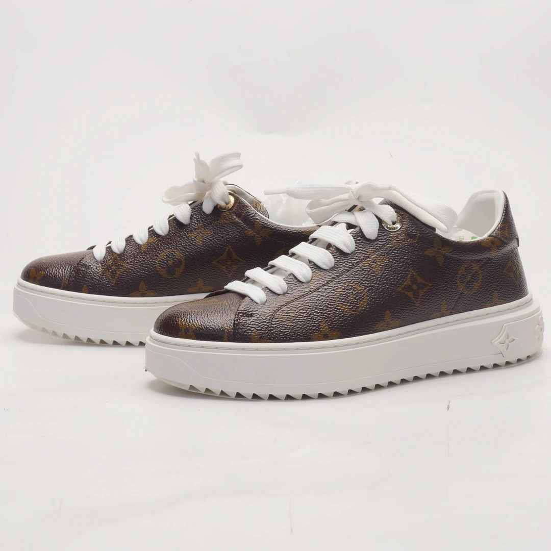 99新 LouisVuitton/路易威登 /36.5/老花松糕鞋