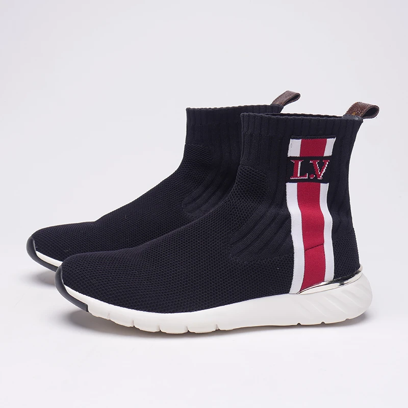 99新 LouisVuitton/路易威登 38码/黑色袜子鞋