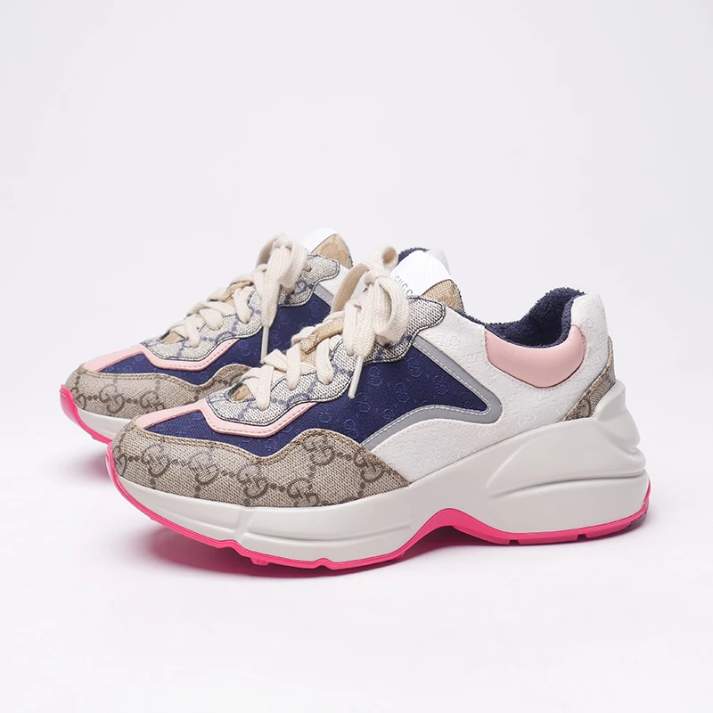 95新 GUCCI/古驰 34/34.5/36/36.5/37/37.5/39/老花老爹鞋