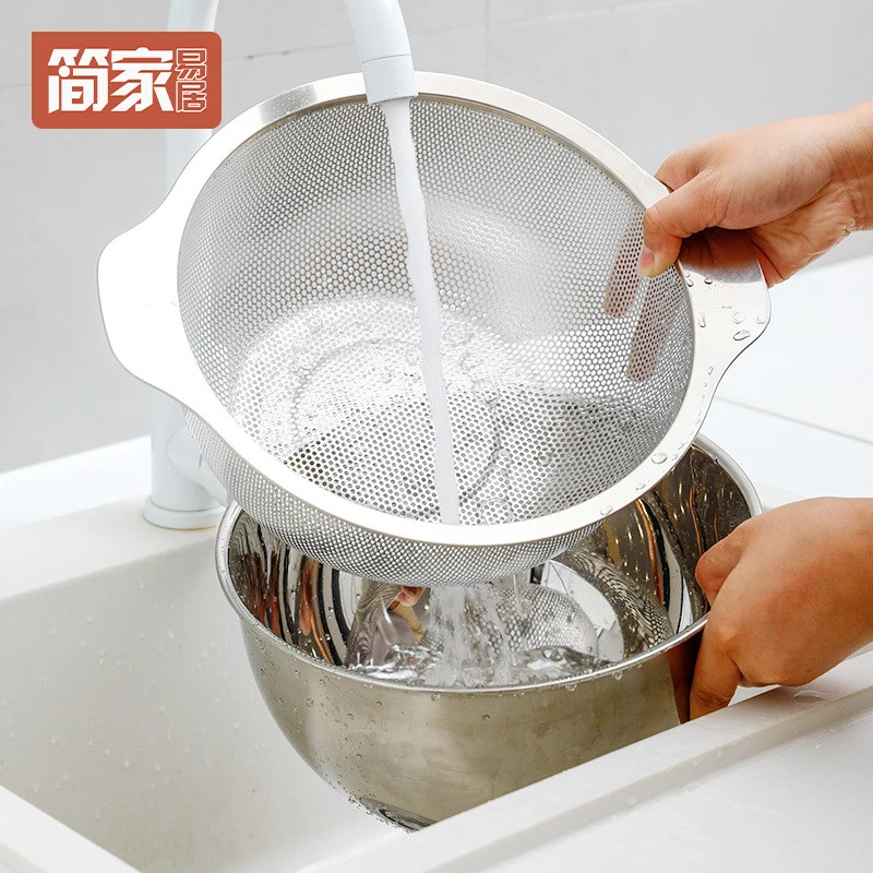 不锈钢洗菜盆沥水篮厨房淘菜淘米洗米神器洗水果多功能料理盆打蛋