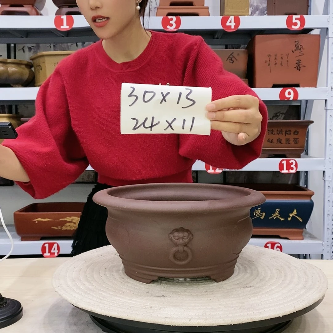 紫砂花盆紫砂花盆