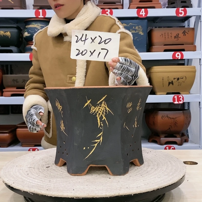 【闪购商品】紫砂花盆