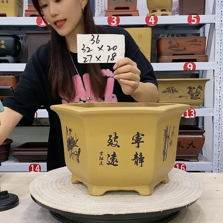 紫砂花盆紫砂花盆