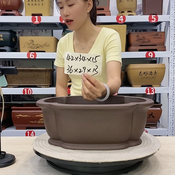 紫砂花盆紫砂花盆