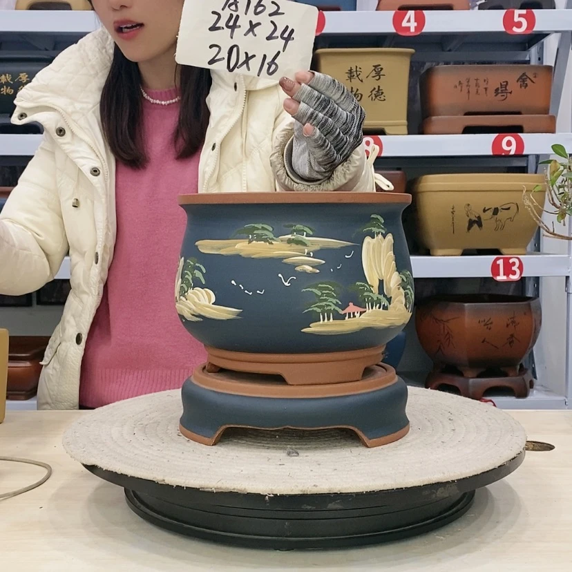 【闪购商品】紫砂花盆