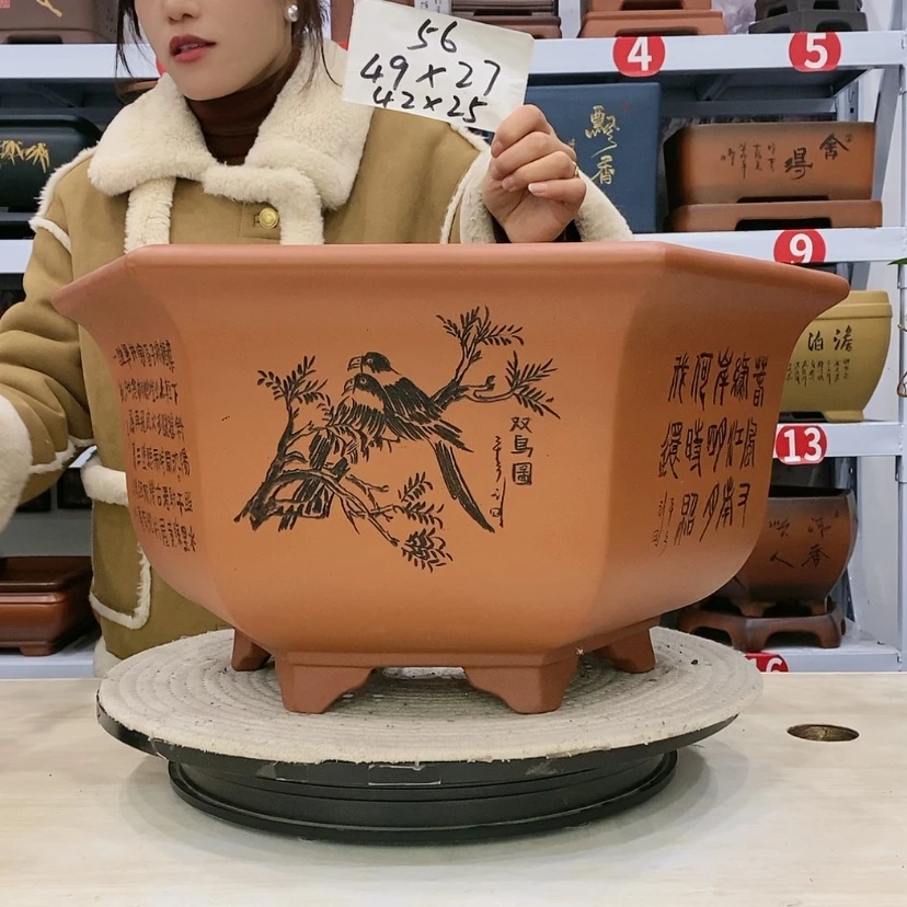 【闪购商品】紫砂花盆