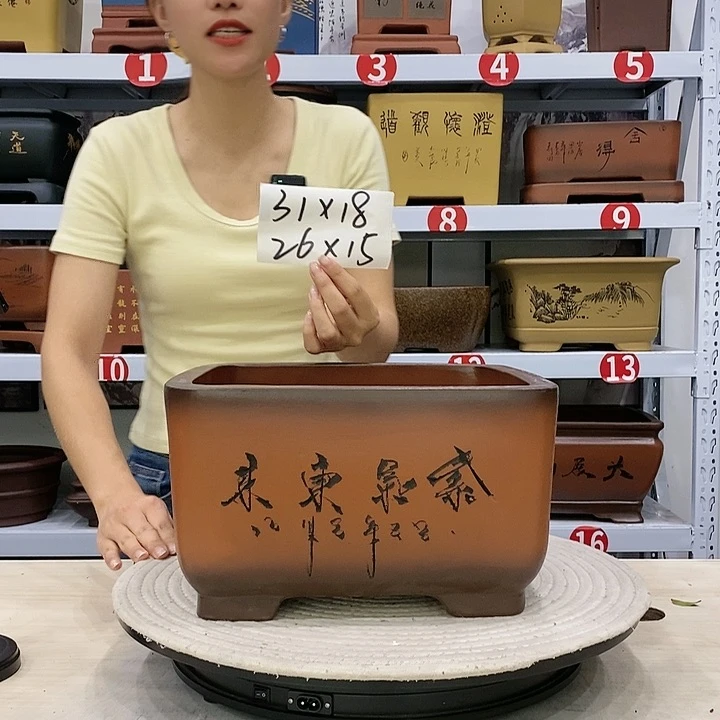 紫砂花盆紫砂花盆