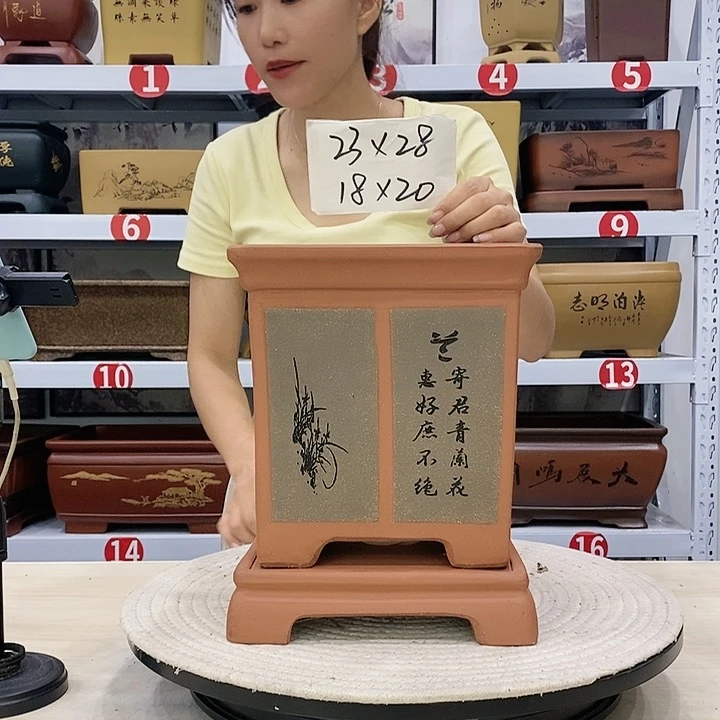 紫砂花盆紫砂花盆