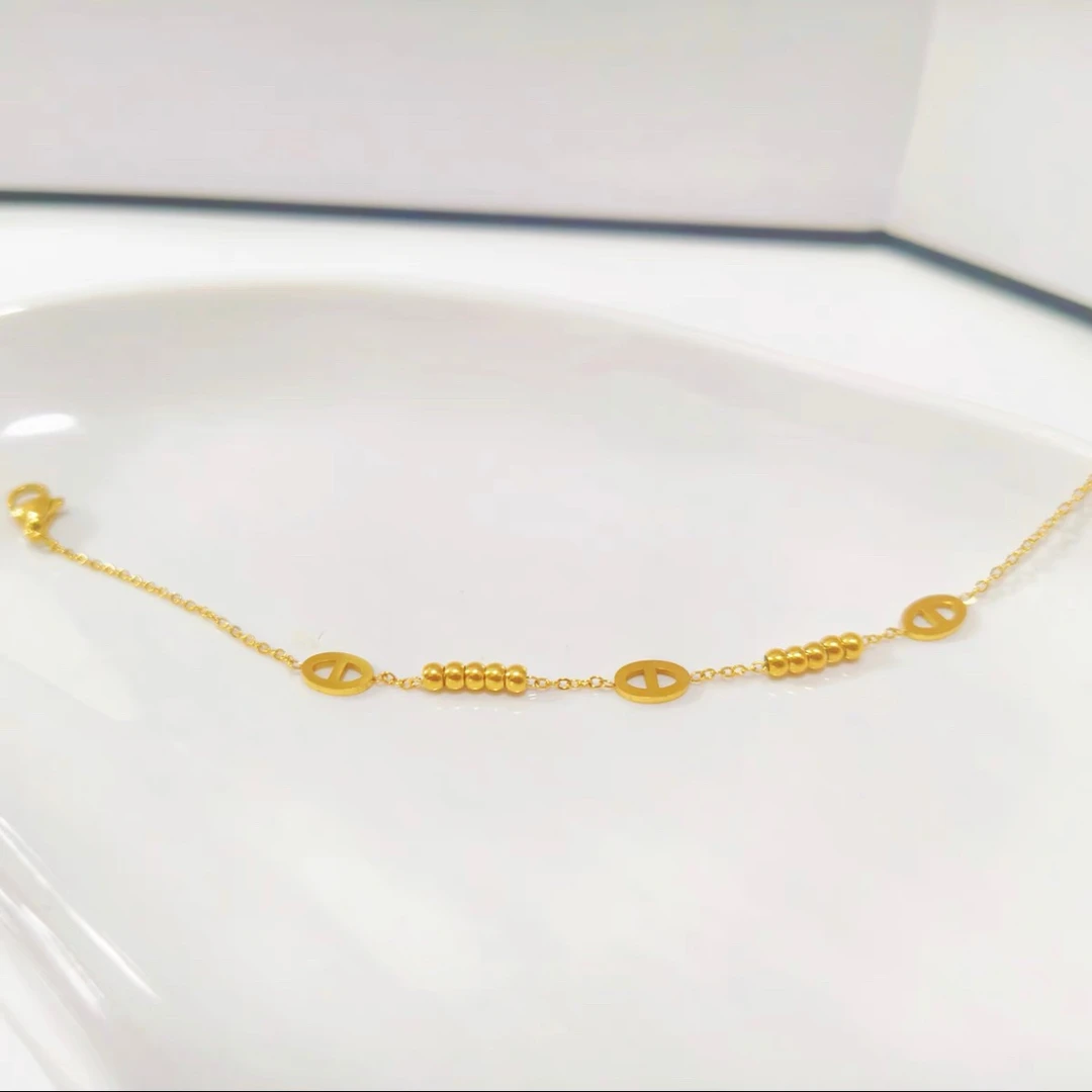 铜合金手链 2102时尚猪鼻子手链