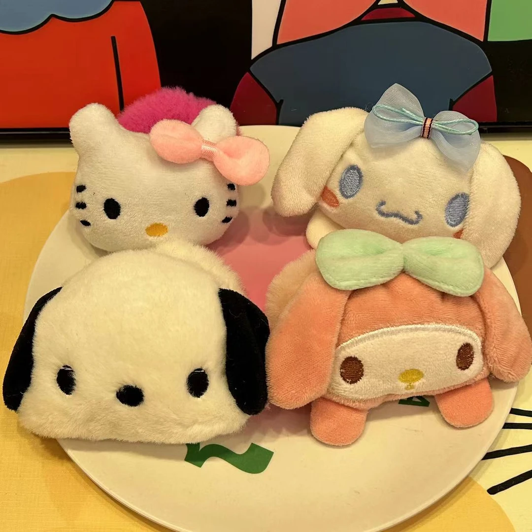 (满9.9包邮)儿童甜美可爱毛绒发饰发绳头饰冬季新款卡通百搭发圈