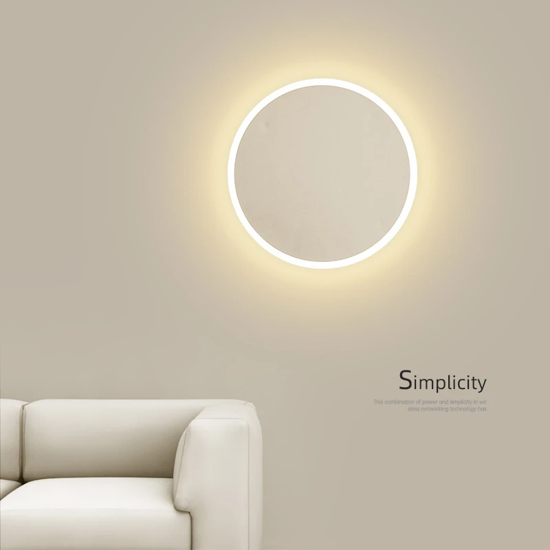 简约现代壁灯创意卧室灯时尚大气背景墙床头灯具极简中山灯具走廊