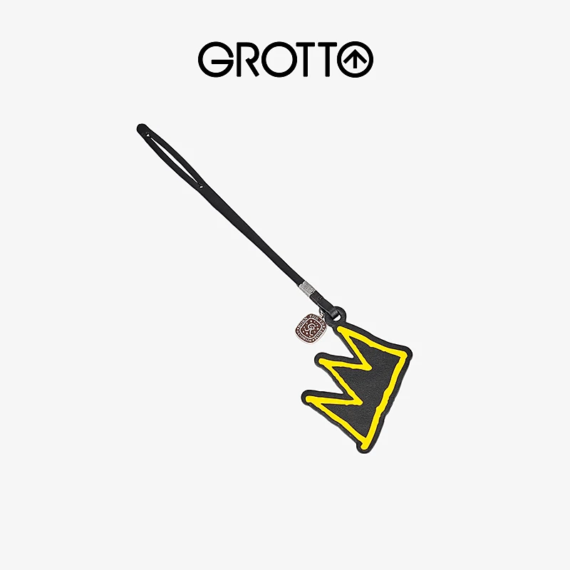 【限定巴斯奎特联名挂件】GROTTO个乐真皮恐龙皇冠个性挂饰挂件