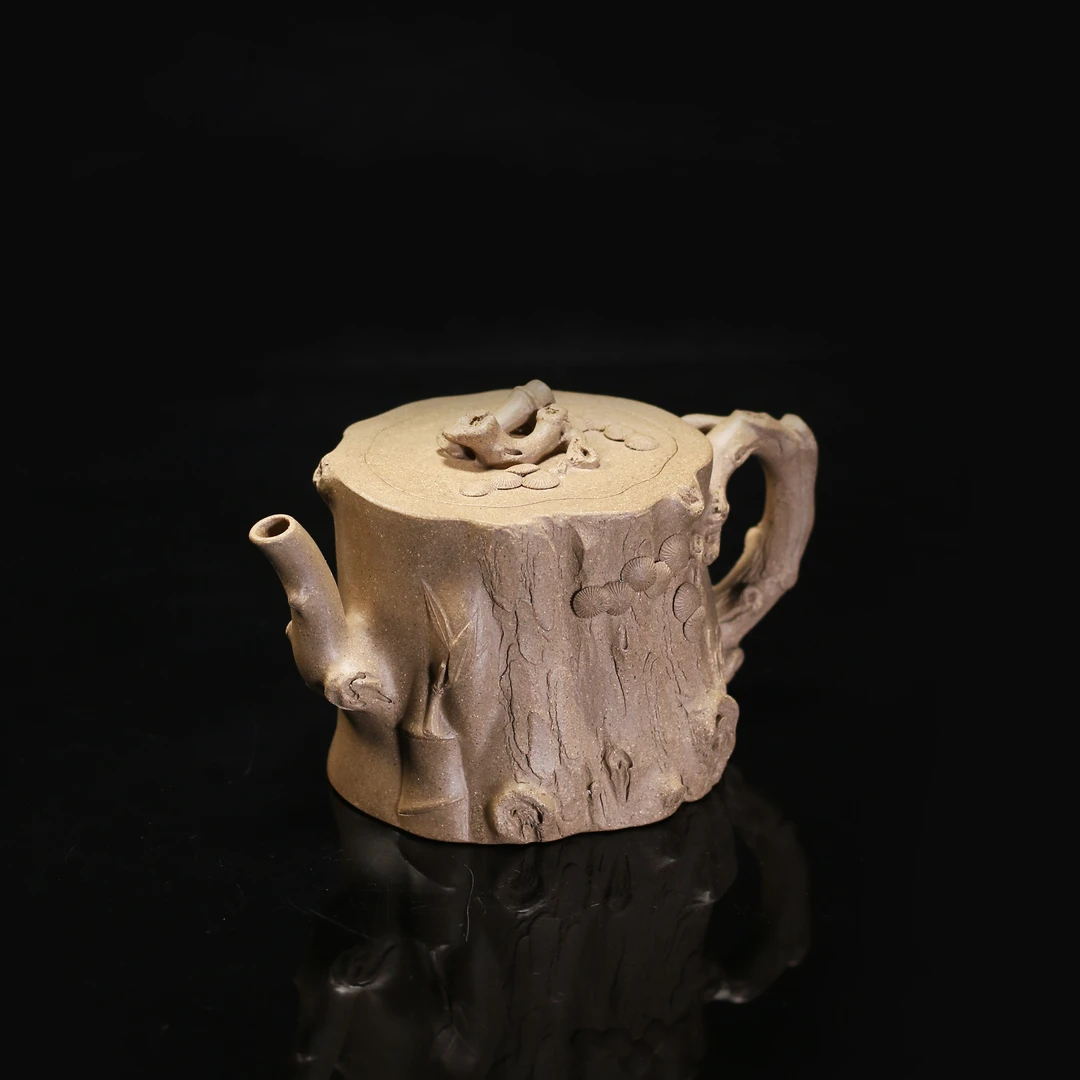 全手工松竹梅紫砂壶纯手工茶壶