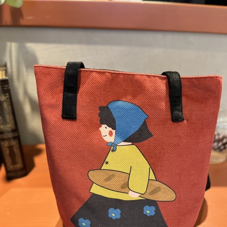 帆小包原创小众设计师款单间水桶创意布包百搭手提包通勤包