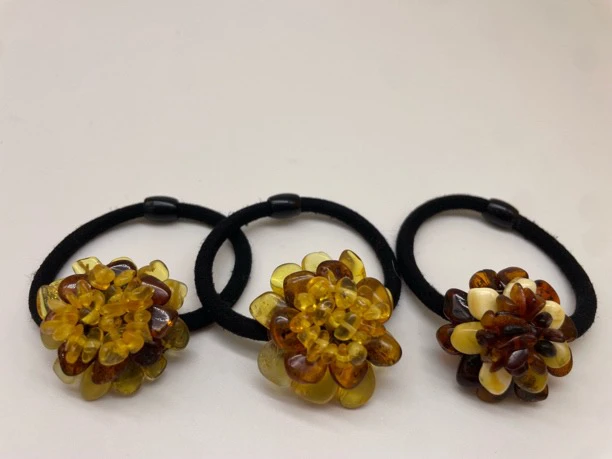 【朵玛】原创小黄花手工气质时尚头绳