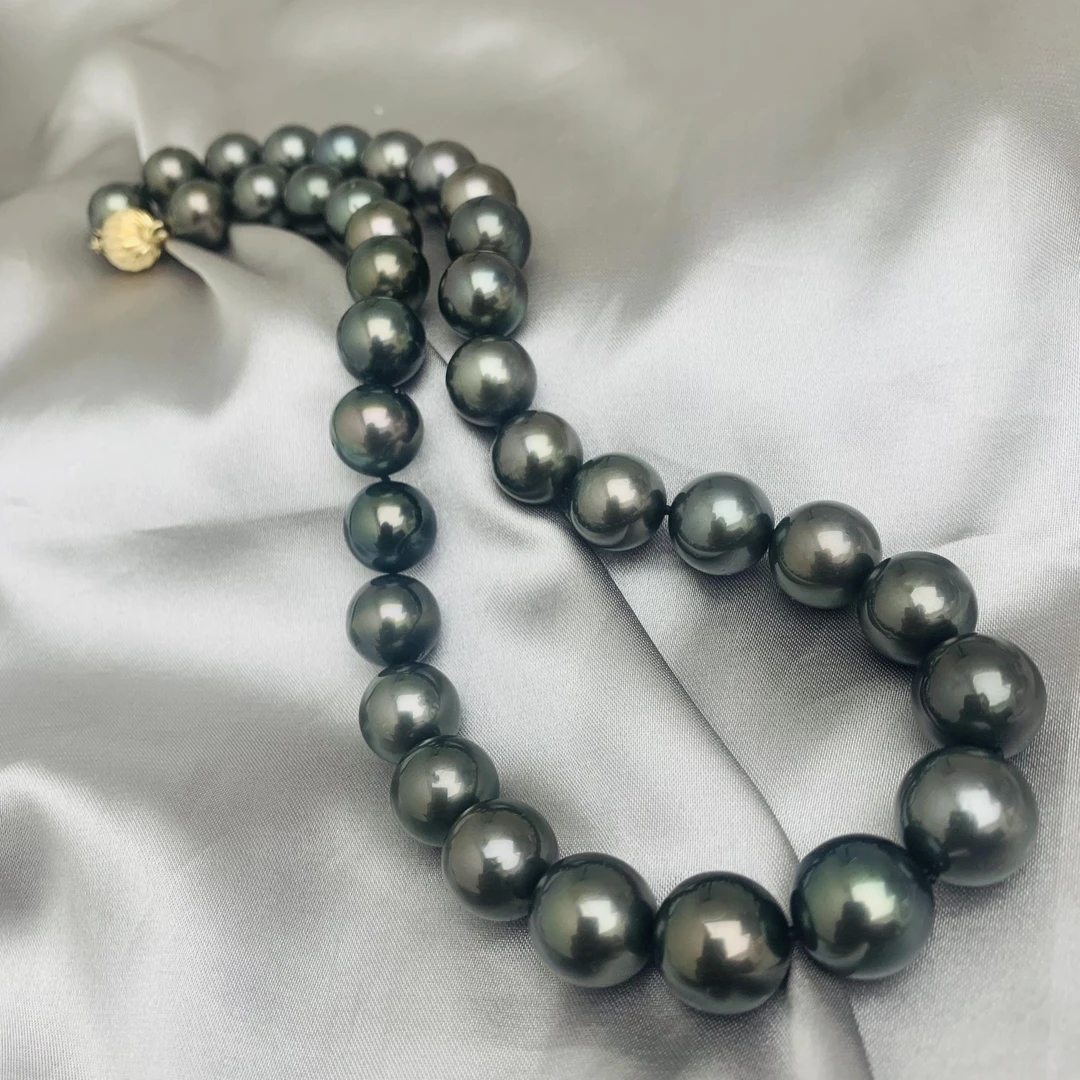 『北大证书』大溪地珍珠项链11-13mm