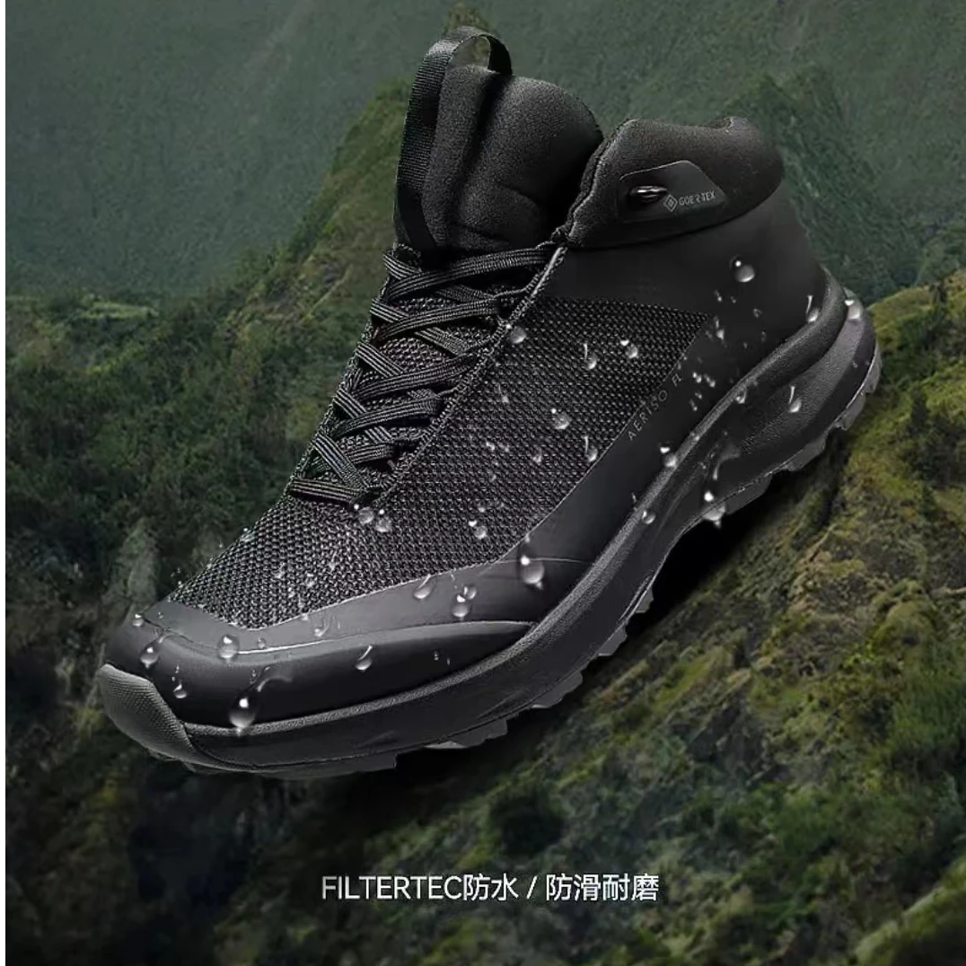 【FL一代中帮防水】鸟同-款户外登山徒步越野运动防滑减震男鞋2489
