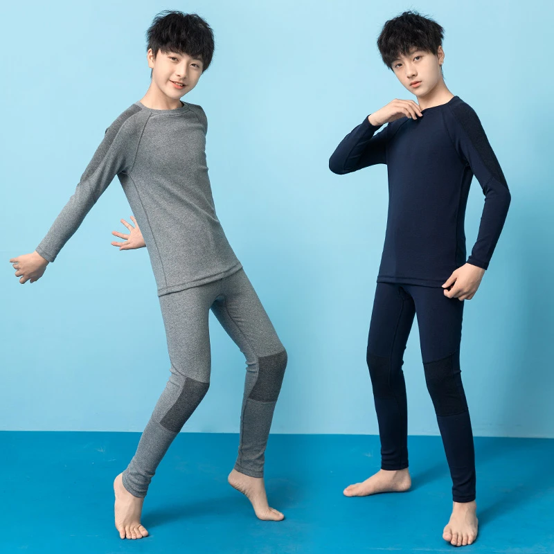 【300g加厚新疆长绒棉】青少年秋衣秋裤套装15岁12男初中生保暖内衣