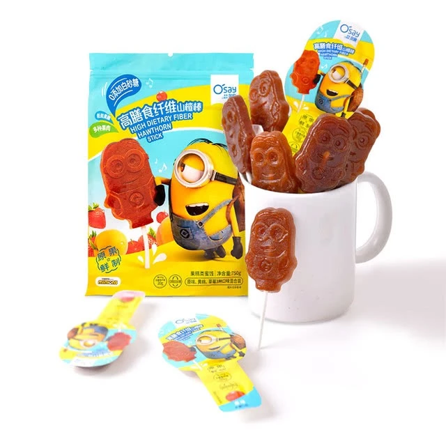 奥赛小黄人高膳食纤维山楂棒(果糕类蜜饯）