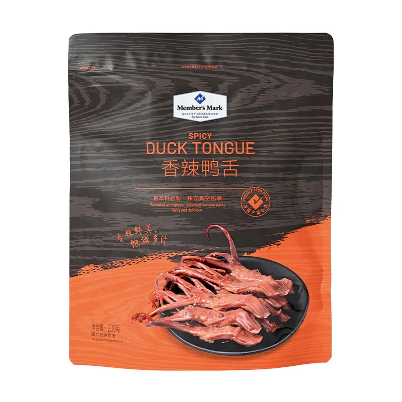 山姆 香辣鸭舌 230g 香辣鲜美 饱满多汁