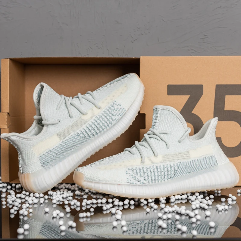 椰子鞋男士休闲鞋夏季网面跑步鞋女潮牌爆米花软底运动鞋情侣潮鞋