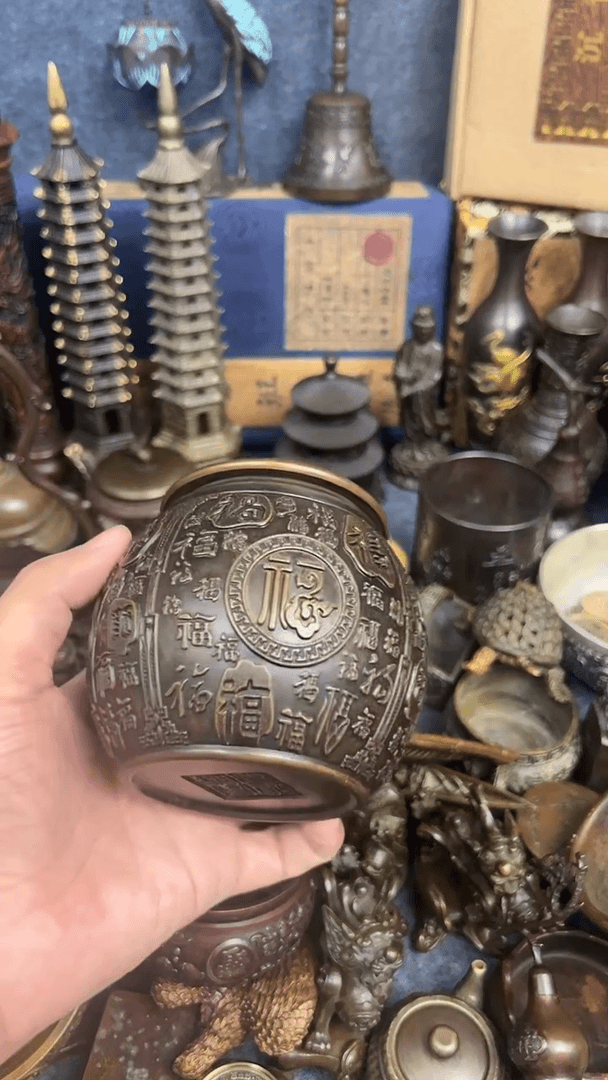 【闪购商品】铜器收收藏藏摆件53