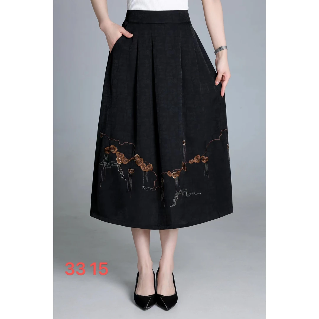 3-3315-3新款舒适时尚半身裙