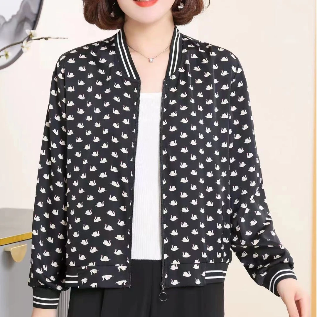 501-1-3款女士夹克外套（天鹅）