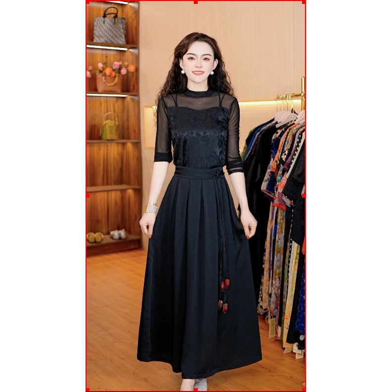 507-3（马面裙）新款女士半身裙