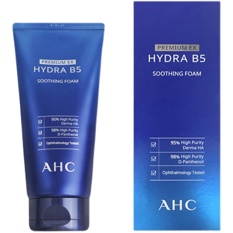 爱和纯AHCB5玻尿酸洁面洗面奶180ml 温和水润 补水保湿 生日礼物送女友