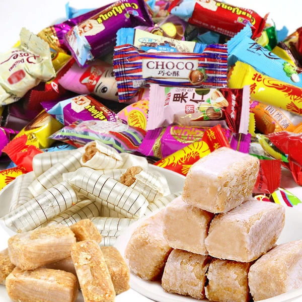 大虾酥糖正宗老北京风味酥糖酥心糖花生酥糖喜糖零食年货糖果批发