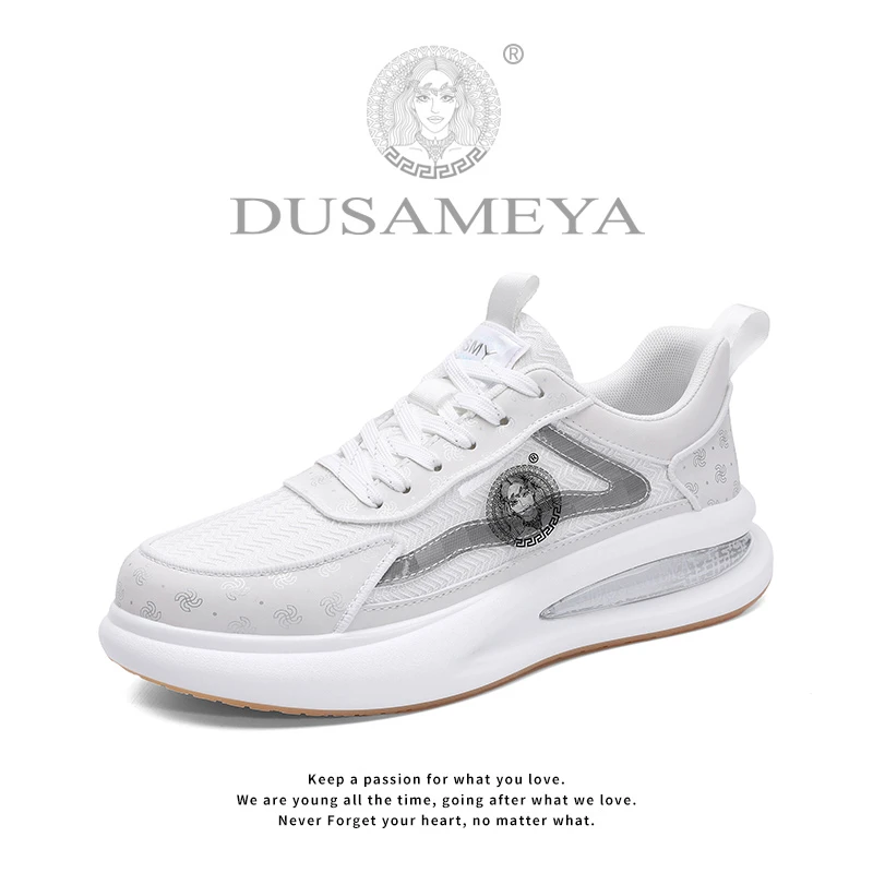 杜莎米娅2025春秋款轻奢厚底超轻百搭舒适休闲潮流时尚运动跑步鞋