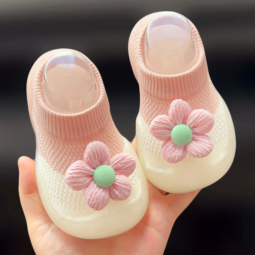 夏季宝宝凉鞋学步鞋婴儿鞋透气网眼不掉小童地板鞋小月零薄款网面