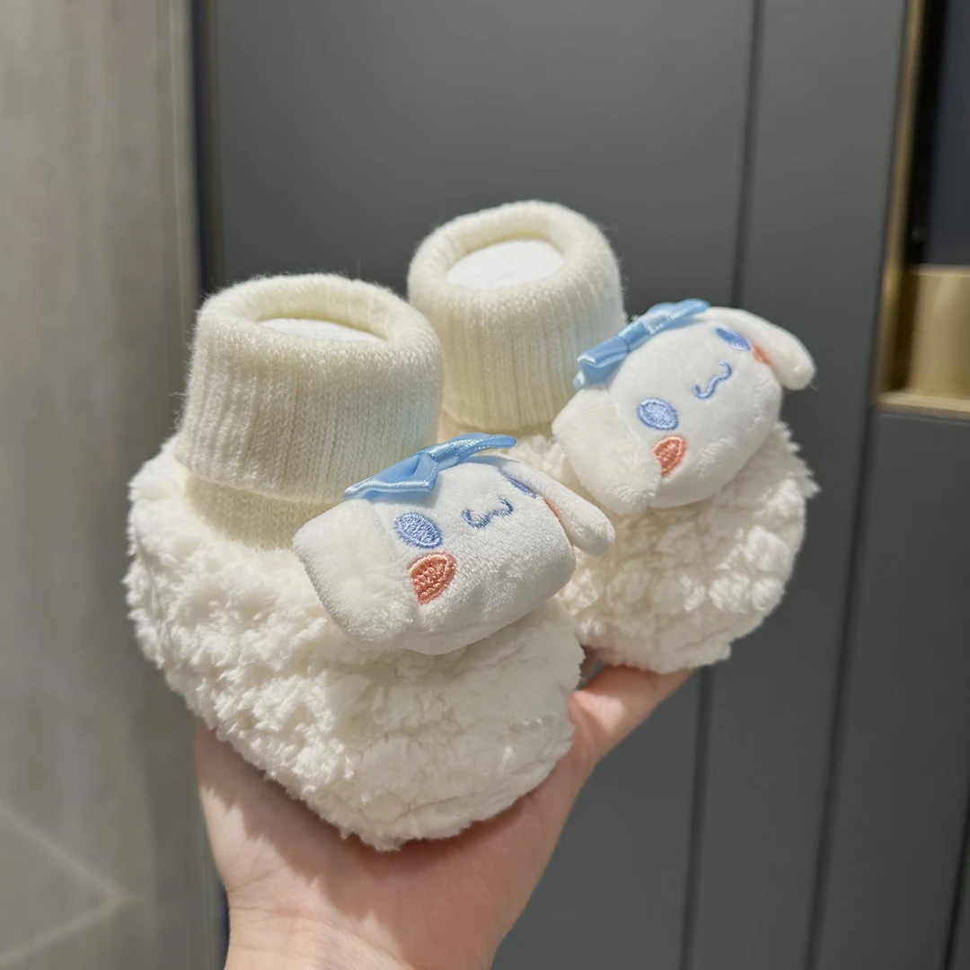 婴儿鞋秋冬男女宝宝0-1岁加绒加厚学步鞋新生儿6-12个月保暖棉鞋