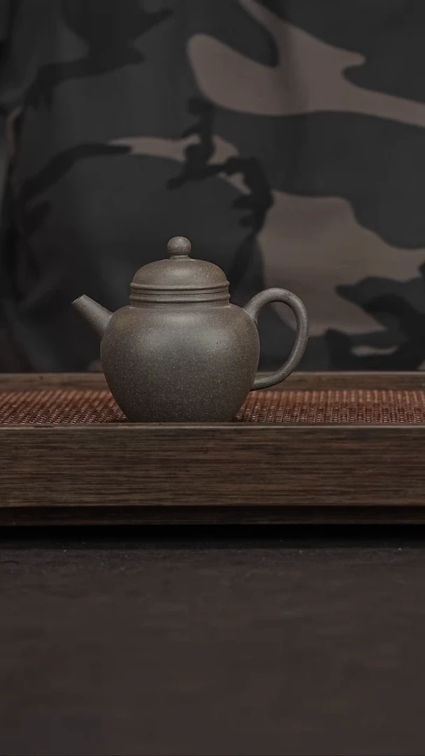 【闪购商品】紫砂茶壶清灰泥高直壶，，