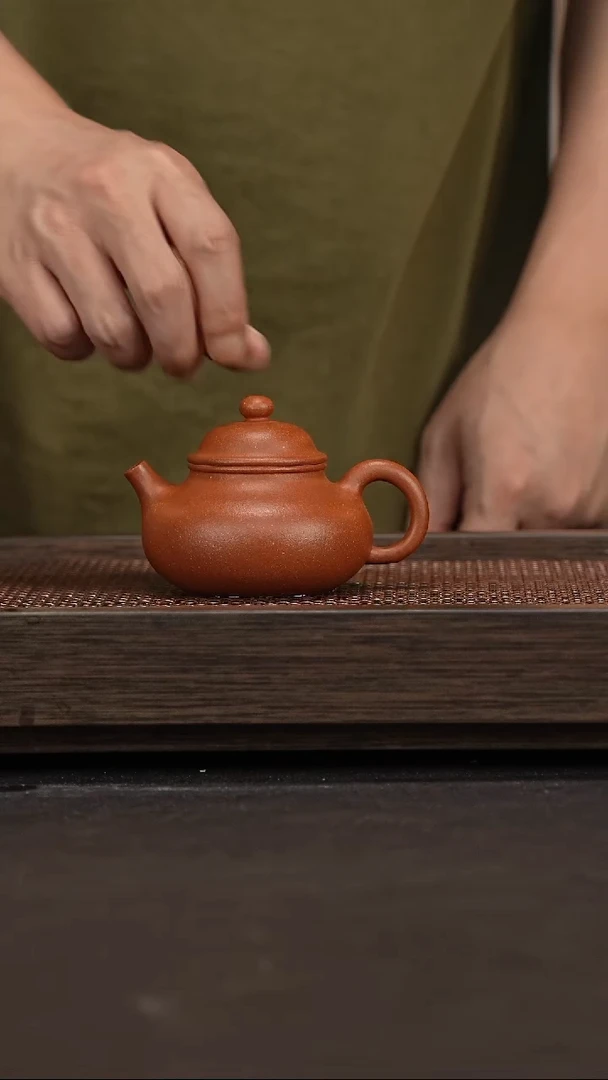 【闪购商品】紫砂茶壶红降容天+矿标证书