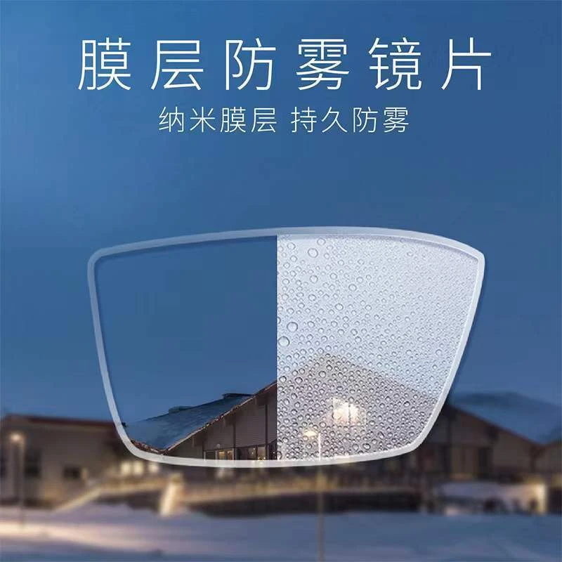 防雾镜片1.61/1.67光学防蓝光配镜加工非球面防蓝光超清镜片眼镜