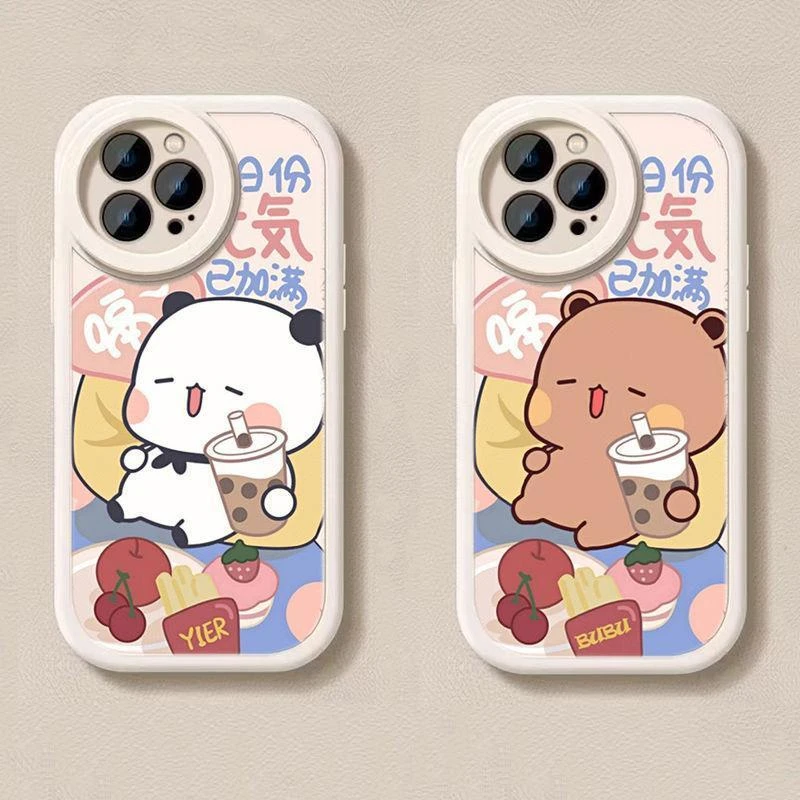 一二布布手机保护壳适用苹果15Pro/华为mate60元气奶茶iphone14pr