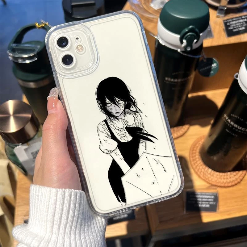 电锯人手机保护壳适用于苹果14玛奇玛iPhone13pro蕾塞12mini日漫1