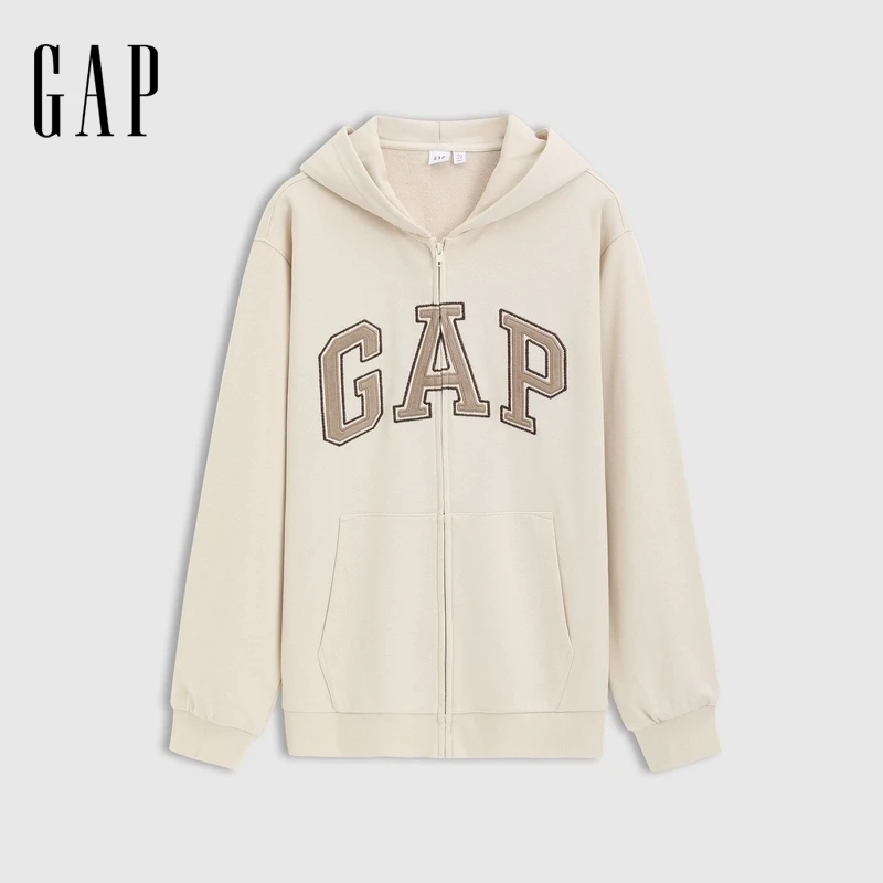 【商场同款新品】男女装2025春季重磅绒布拉链连帽卫衣外套721232