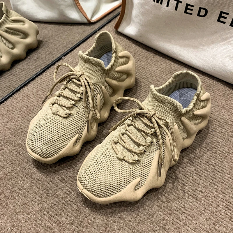 秋季减震透气软底休闲薄款飞织鞋椰子鞋H1【建议拍大一码】